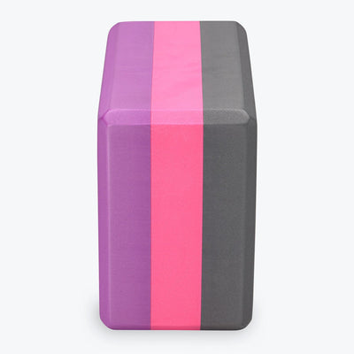 Tri-Color Yoga Block